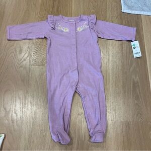 Carter's Purple Footie Onesie